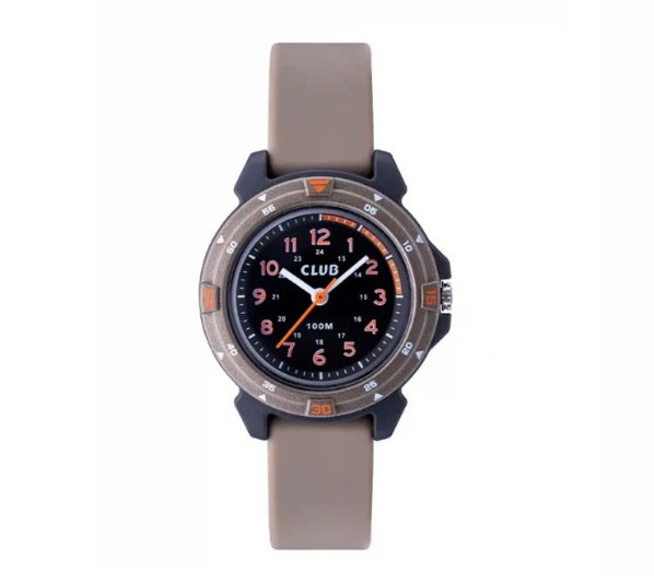 CLUB BARNEKLOKKE BRUN 32MM