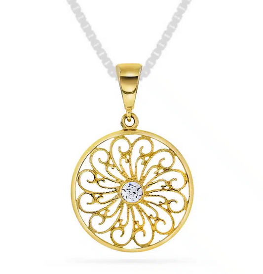 PAN JEWELLERY - ANHENG I 14K GULL MED ZIRKONIA