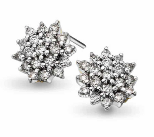 ØREPYNT I HV. GULL OG DIAMANTER