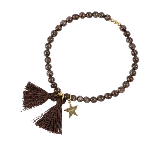 DARK DEPARTMENT STONE BEAD BRACELET