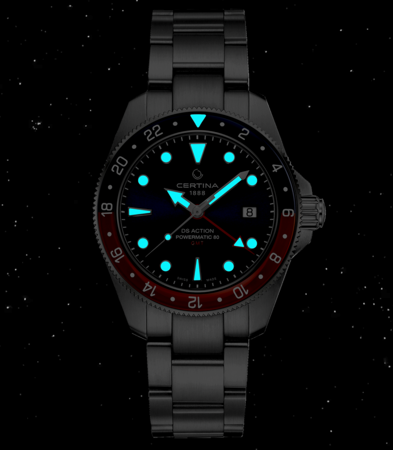 CERTINA DS ACTION GMT POWERMATIC 80 41 MM