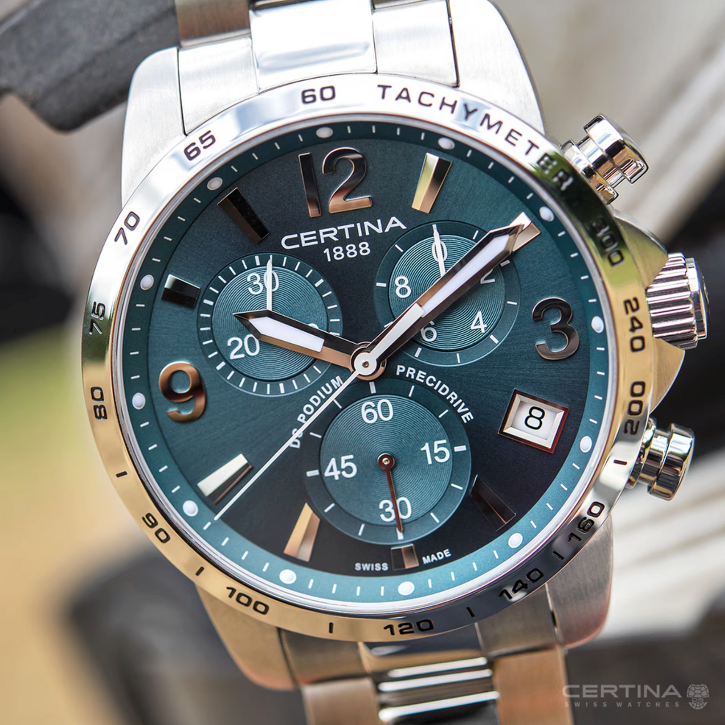 CERTINA PODIUM CHRONOGRAPH GRØNN