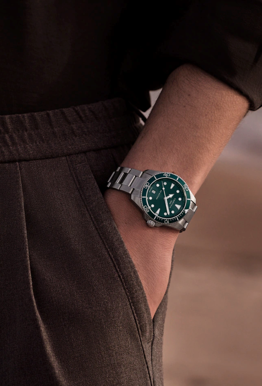 CERTINA DS ACTION 40 MM GRØNN