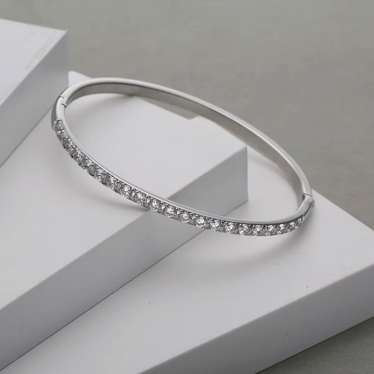 GOLDSTORY - SPARKLE BANGLE I STÅL