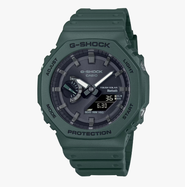 CASIO ANALOG / DIGITAL GRØNN