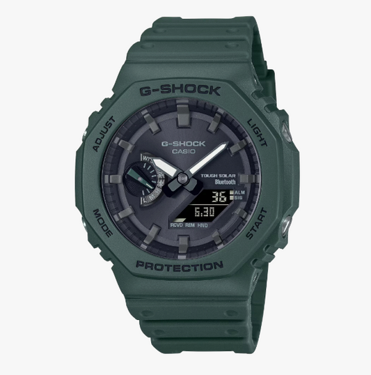 CASIO ANALOG / DIGITAL GRØNN