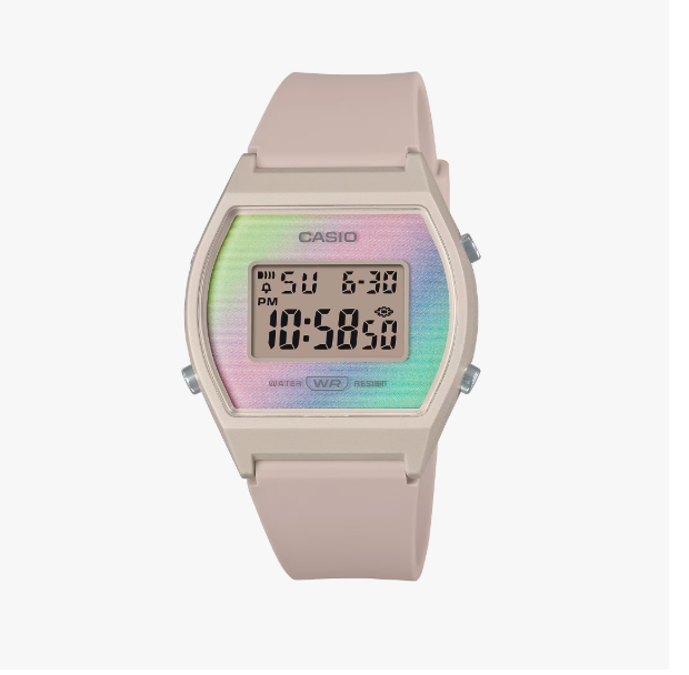 CASIO DIGITAL LYS ROSA