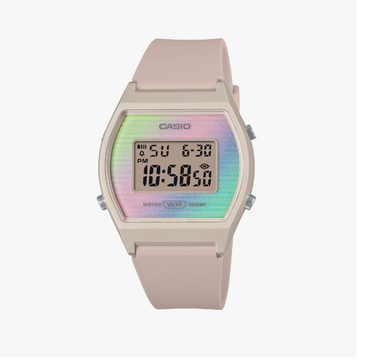 CASIO DIGITAL LYS ROSA