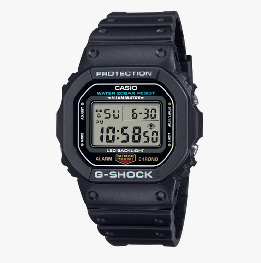 CASIO DIGITAL KLOKKE I SORT
