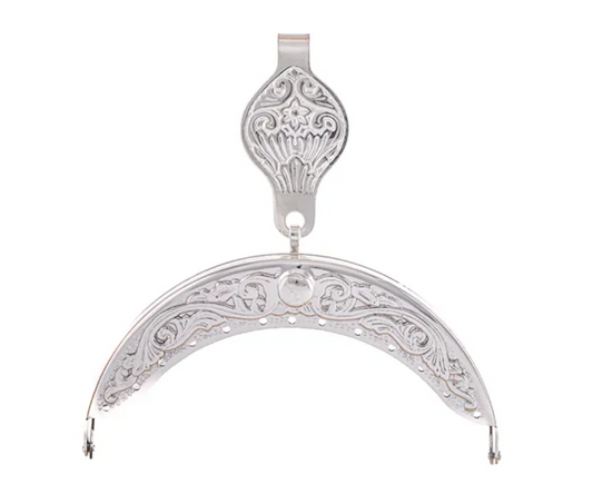 GRAFFERBUNAD VESKELÅS I HVIT SØLVPLETT