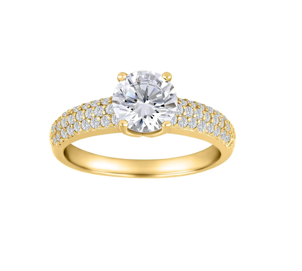 JOANLI NOR - SØLVRING MED CUBIC ZIRKONIA