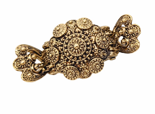 NORA HÅRKLYPE TIL BUNAD LITEN - FORGYLT STÅL