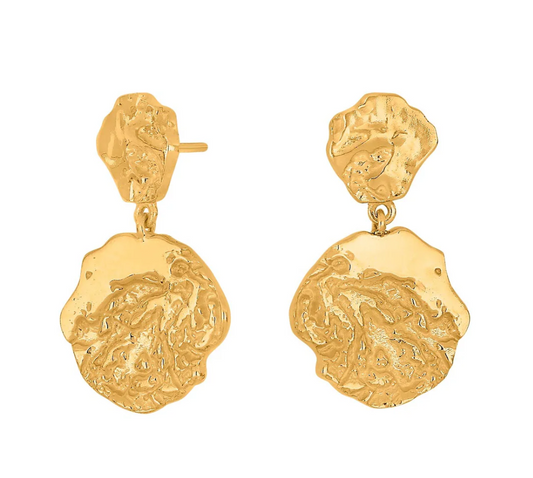 TREASURE ØREPYNT I FORGYLT SØLV