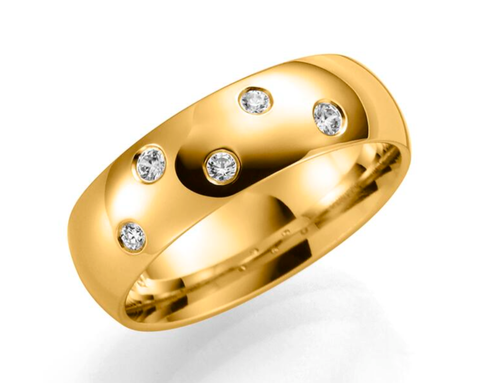 Deg&Meg Ring SE147 0,12 ct 585 6 mm