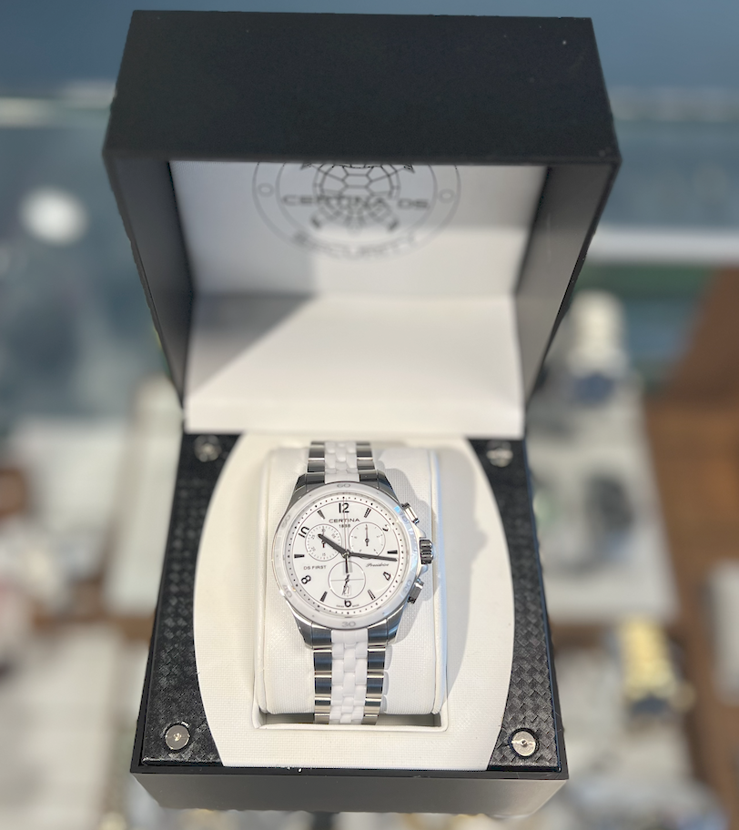 Certina DS First Hvit/Keramik Ø38 mm C030.217.11.017.00