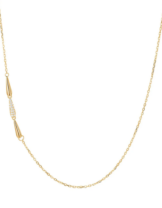 JOANLI NOR GULLFORGYLT SØLVKJEDE