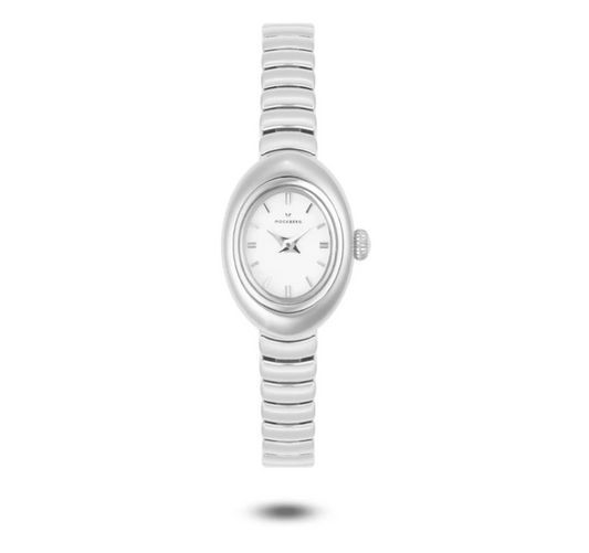 Mockberg Belle Oval Petite Silver