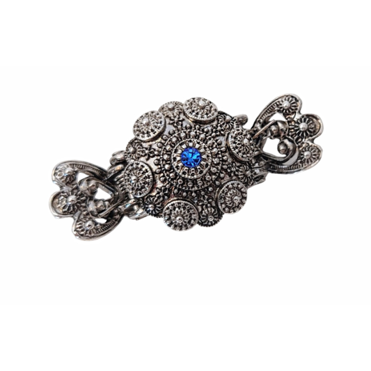 NORA HÅRKLYPE TIL BUNAD STOR - OKSIDERT STÅL