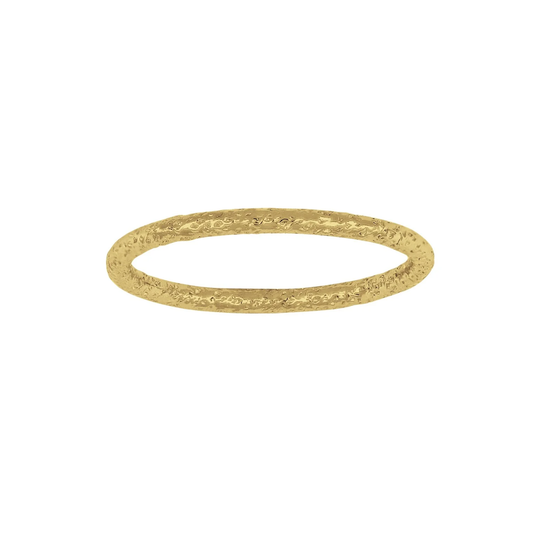 NICE RING I FORGYLT SØLV FRA NORDAHL JEWELERRY