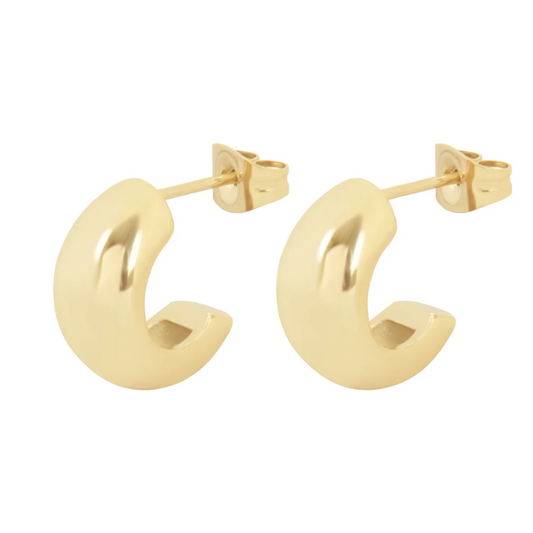 DARK DEPARTMENT - CHUNKY PLAIN CREOLE SMALL GOLD