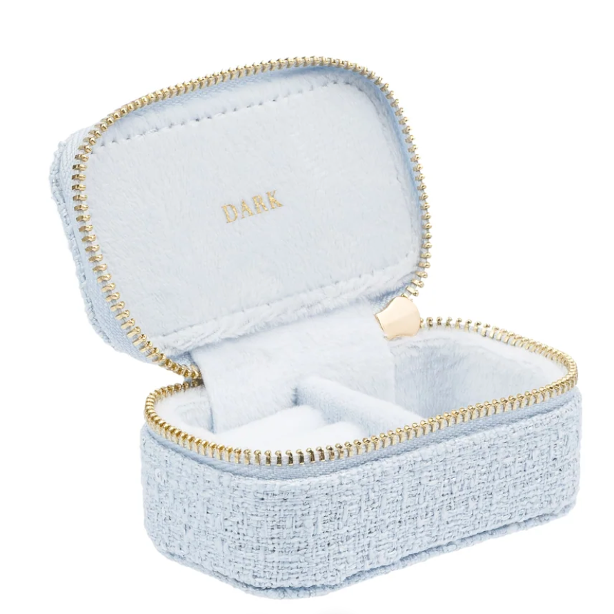 DARK DEPARTMENT - JEWELLERY BOX MICRO TWEED BLUE