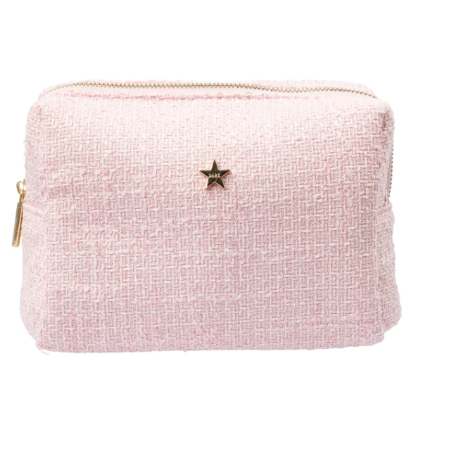 DARK DEPARTMENT - TWEED MAKE-UP BAG ROSA SMALL