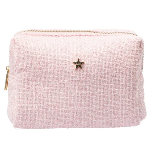 DARK DEPARTMENT - TWEED MAKE-UP BAG ROSA SMALL