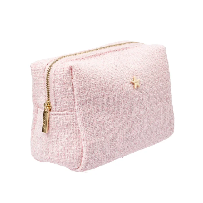 DARK DEPARTMENT - TWEED MAKE-UP BAG ROSA SMALL