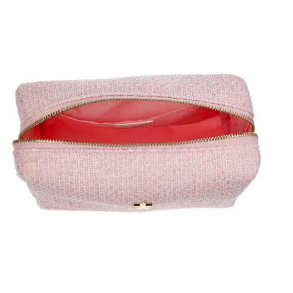 DARK DEPARTMENT - TWEED MAKE-UP BAG ROSA SMALL