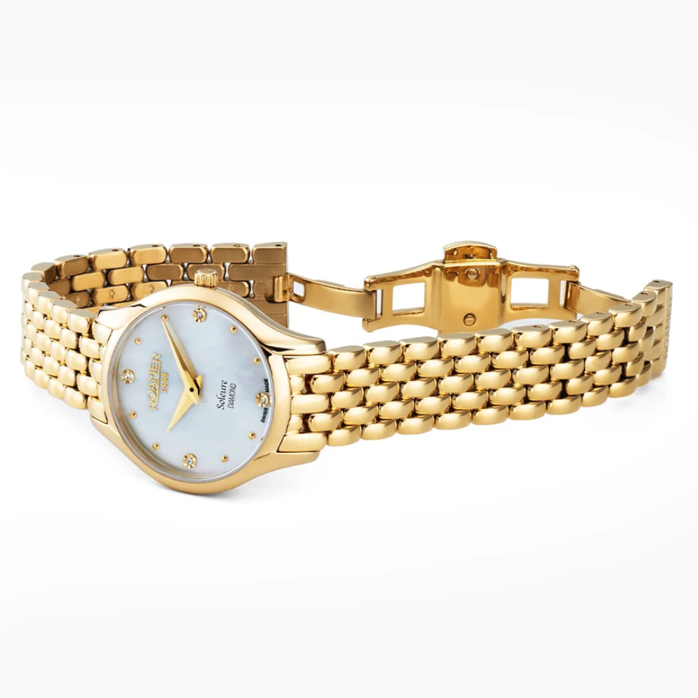ROAMER DAMEKLOKKE SOLEURE GULLFARGET - 547857