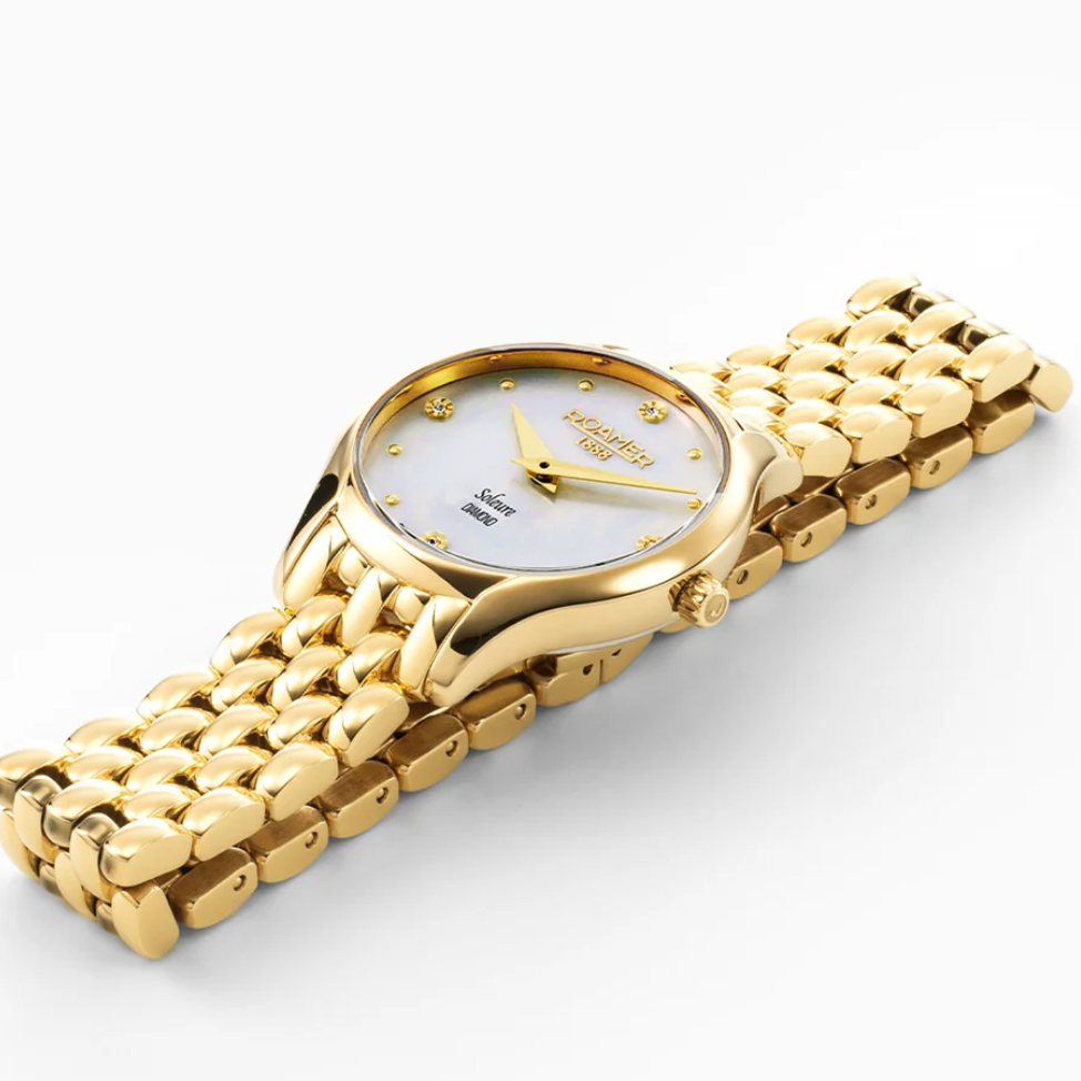 ROAMER DAMEKLOKKE SOLEURE GULLFARGET - 547857