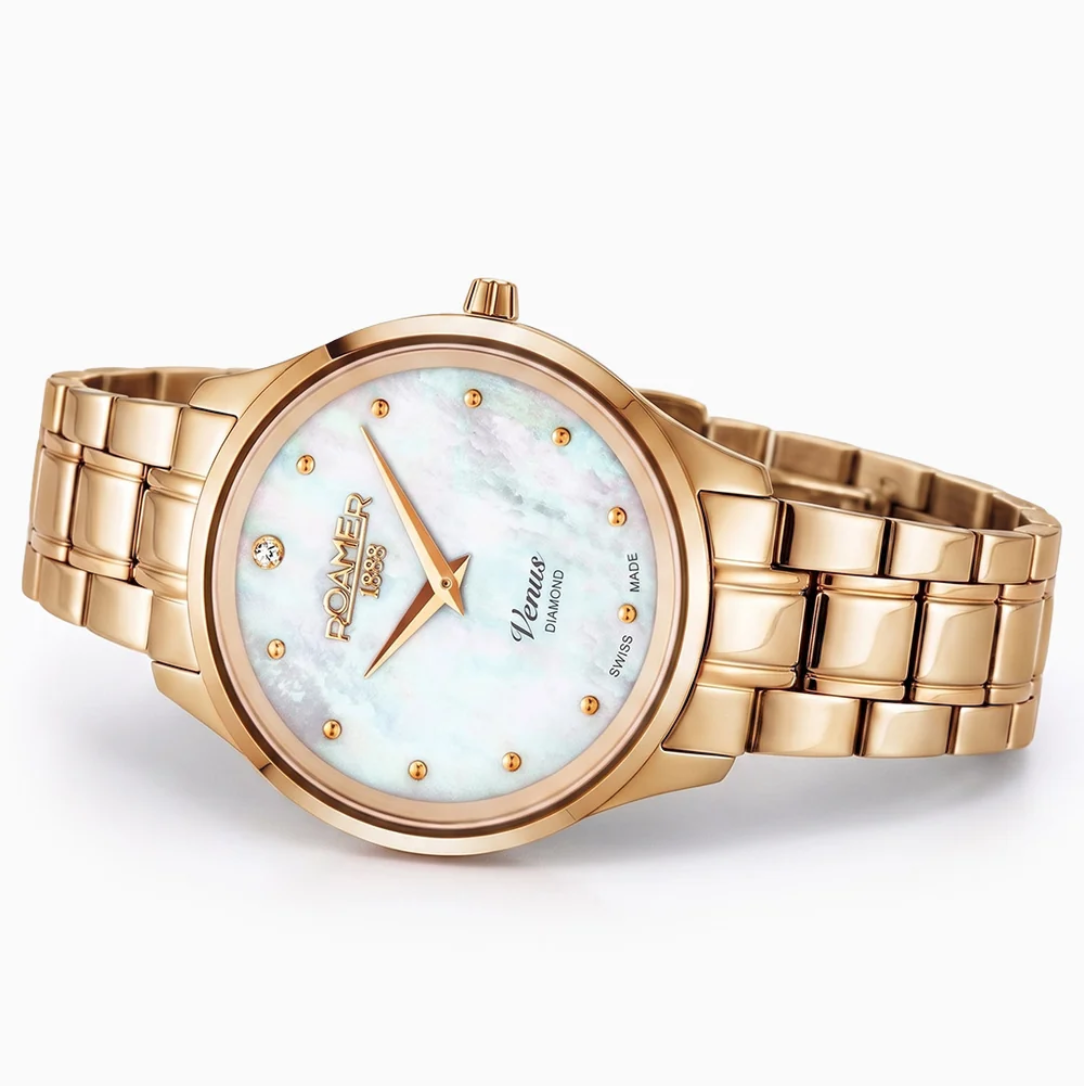 ROAMER VENUS DAMEKLOKKE MED DIAMANT - 601857