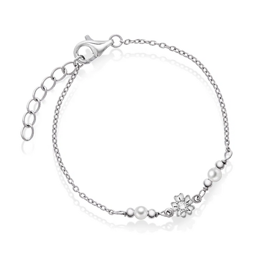 ARMBÅND I SØLV MED ZIRKONIA