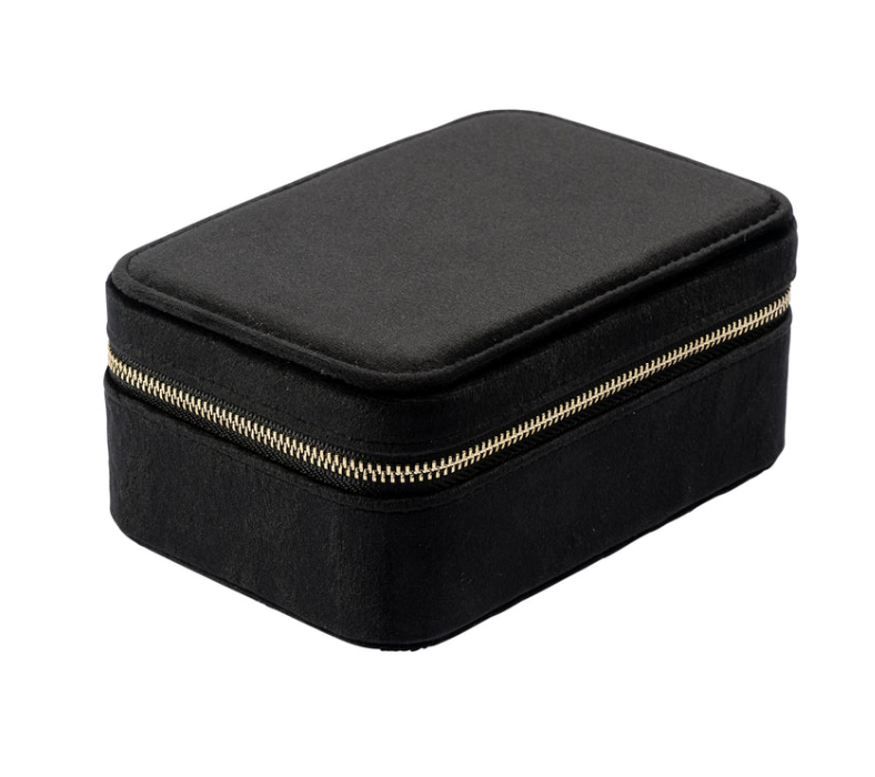 VELVET JEWELLERY BOX BLACK