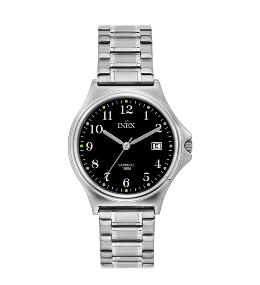 INEX HERREKLOKKE I STÅL 39 MM