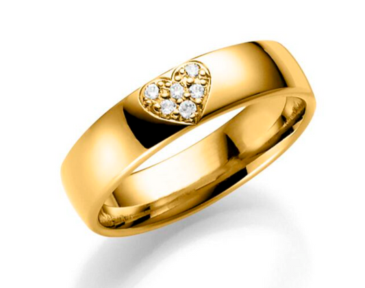 Deg&Meg Ring SE140 0,06 ct 375 5 mm