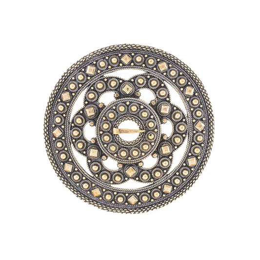 SLANGESØLJE ANTIKKFORGYLT STOR