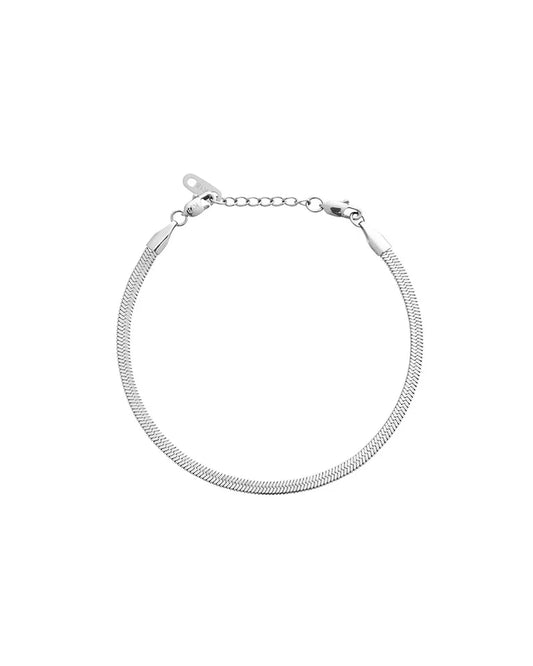 MOCKBERG THIN SNAKE ARMBÅND I STÅL