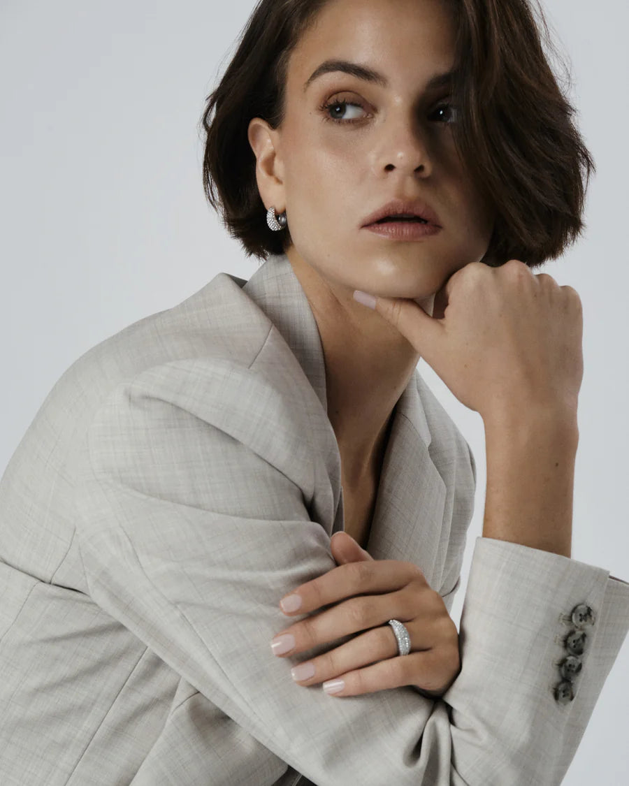 MOCKBERG TREASURE HOOPS STÅL MEDIUM